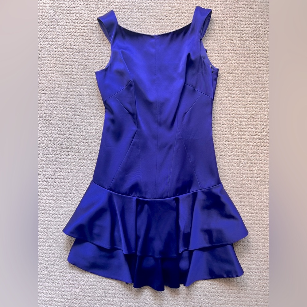 Karen Millen Royal Blue Cocktail Dress - Size 6